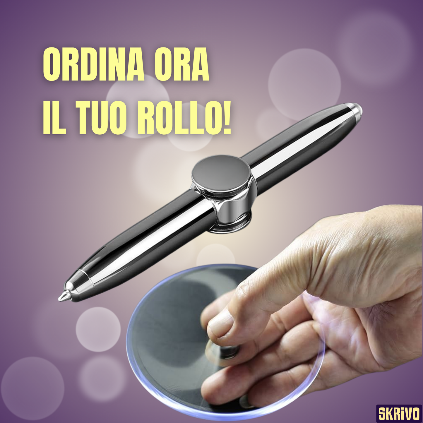 Rollo – La Penna Fidget con LED che Non Sta Mai Ferma