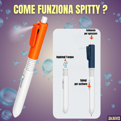 Spitty – La Penna Spara-Acqua più Divertente di Sempre